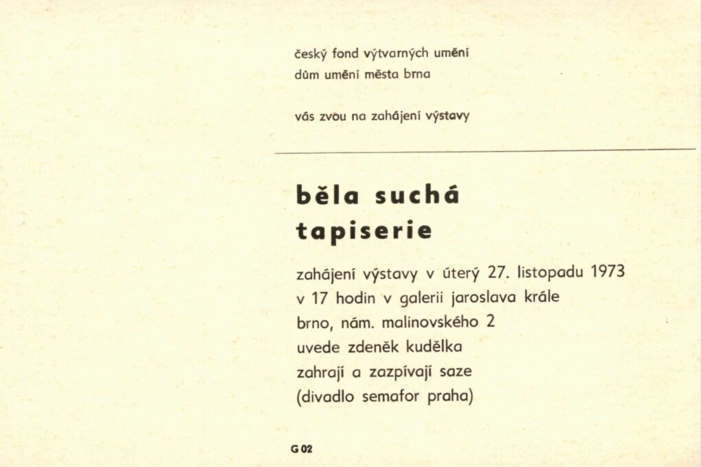 Běla Suchá – tapiserie